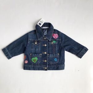 Babygap NWT appliqué Jean jacket 6-12 months